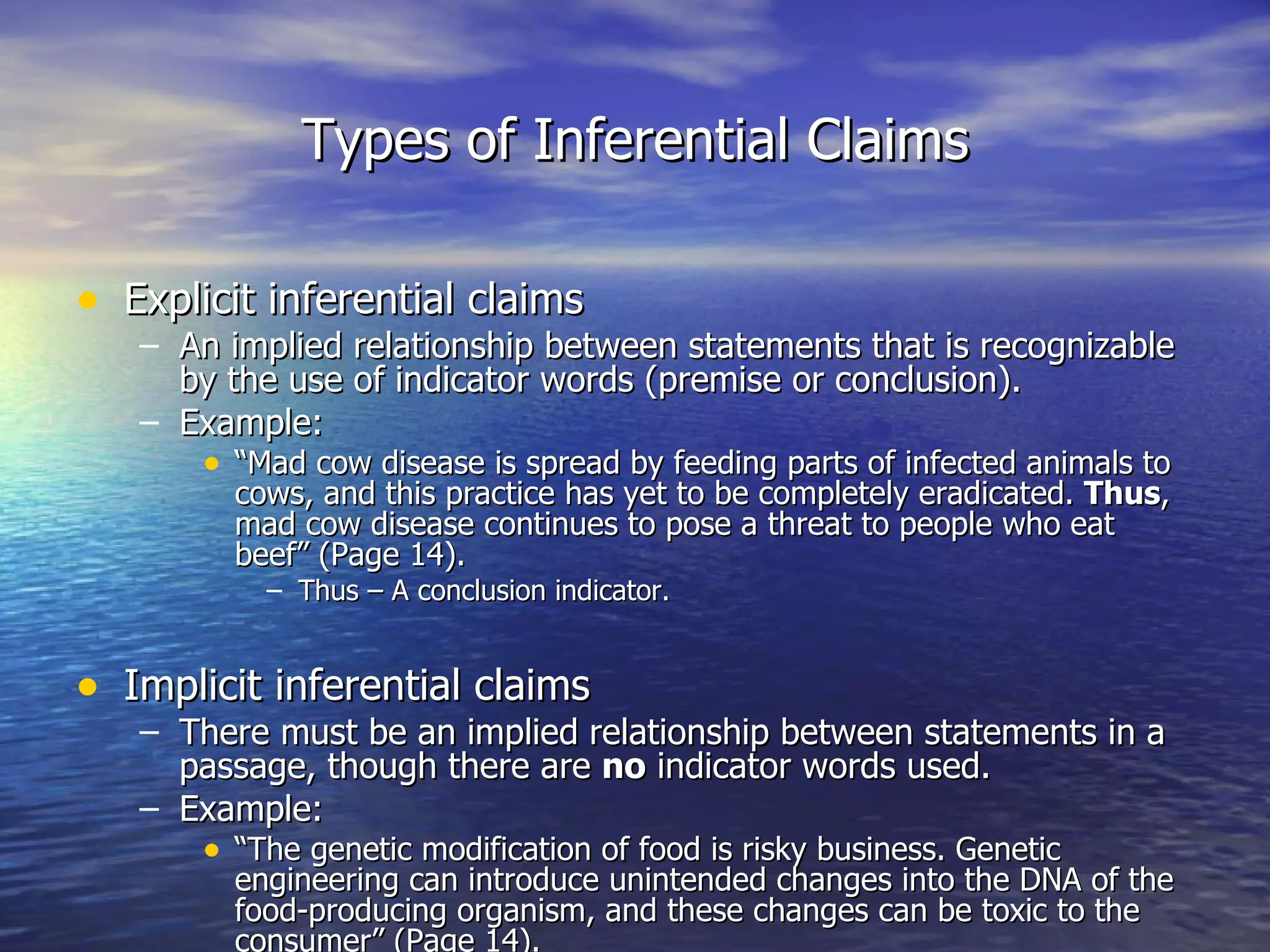 1.2 Recognizing Arguments | PPT