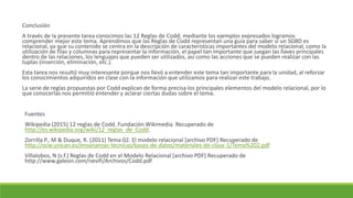 12 reglas de codd | PPT