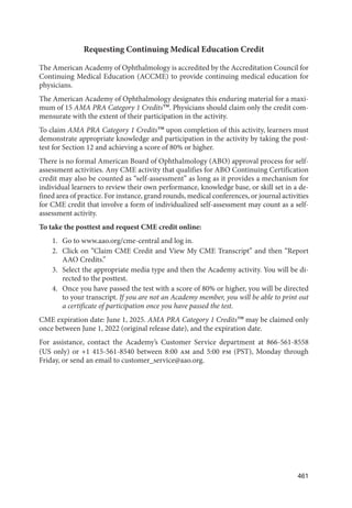 Retina and Vitreous ....................