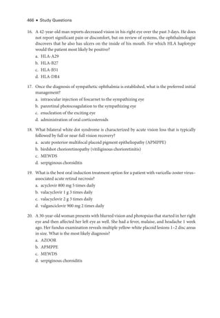 Retina and Vitreous ....................