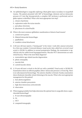 Retina and Vitreous ....................