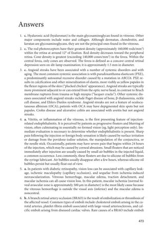 Retina and Vitreous ....................