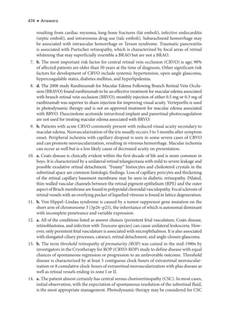 Retina and Vitreous ....................