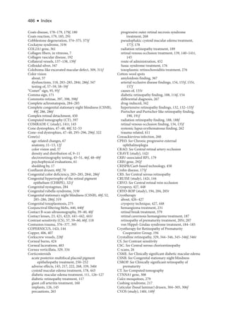 Retina and Vitreous ....................