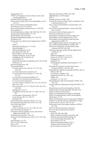 Retina and Vitreous ....................