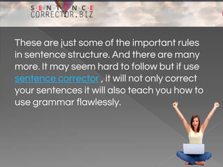 12 Rules to Solve Sentence Correction Problems in English | PPT
