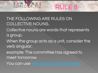 12 Rules to Solve Sentence Correction Problems in English | PPT