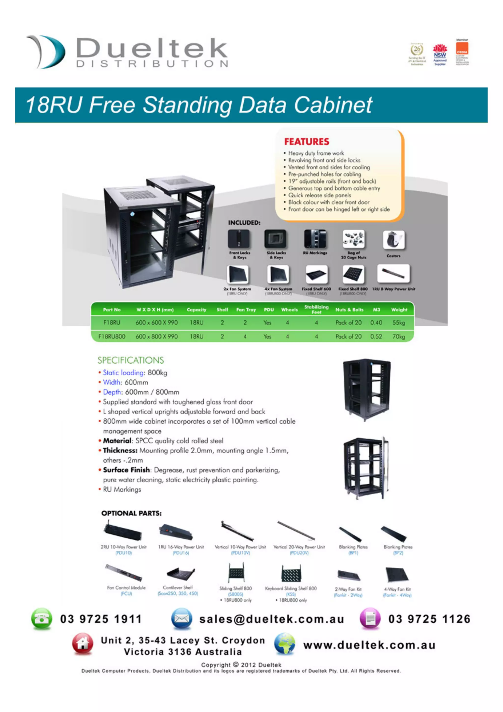 12 ru wall mount cabinet | PDF