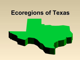 Ecoregions of Texas

 