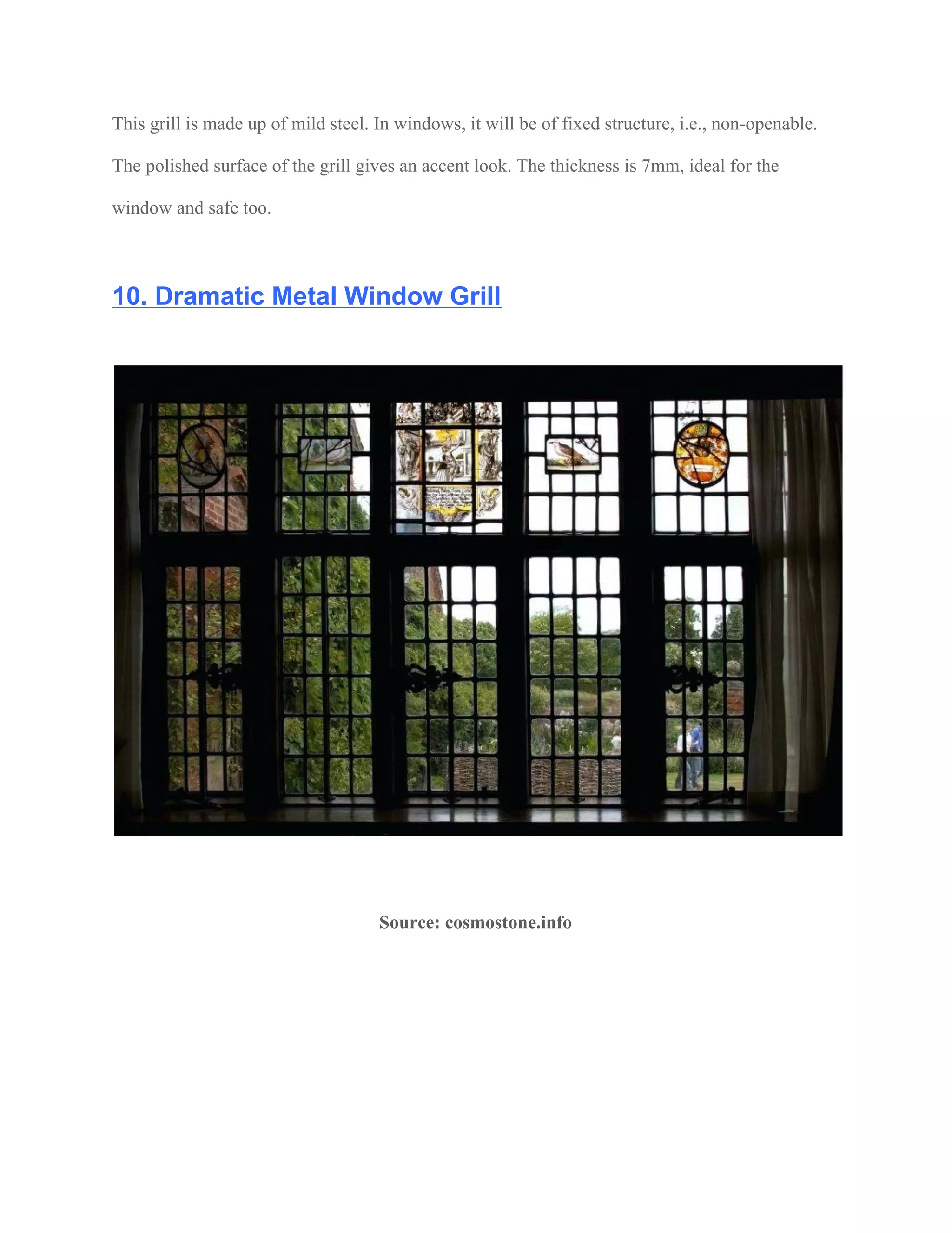 12 safest and elegant window grill design 2019
