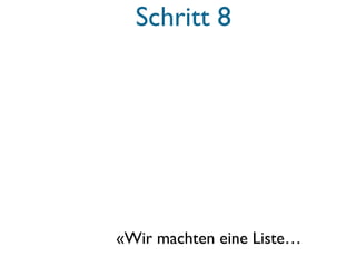12 Schritte - eine Veränderungs-Beschreibungs-Sprache