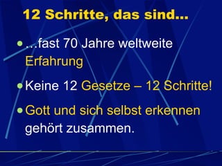 12 Schritte - eine Veränderungs-Beschreibungs-Sprache