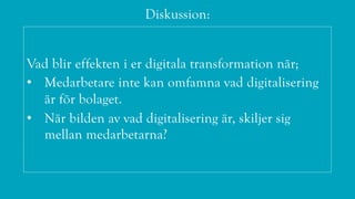 Författarkväll, boken Att leda digital transformation, med Marie Andervin hos Marknadsföreningen Stockholm