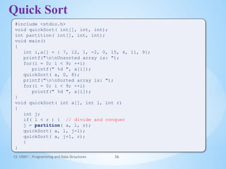 sorting techniques for basic learners all internal techniques | PPTX