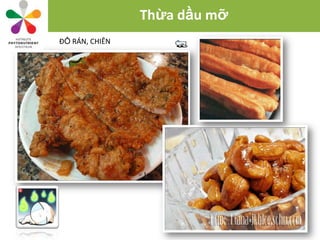 Thừa dầu mỡ
ĐỒ RÁN, CHIÊN
 