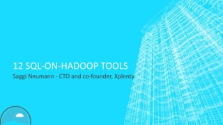 12 SQL-ON-HADOOP TOOLS
Saggi Neumann - CTO and co-founder, Xplenty
 
