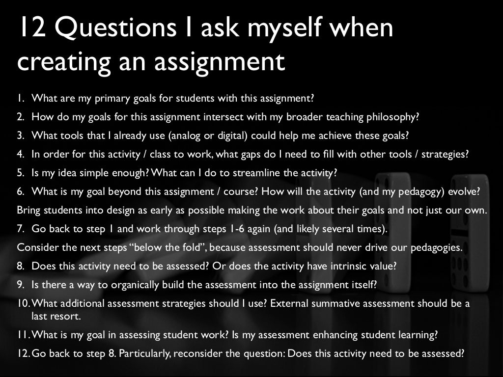 12 Questions I Ask Myself