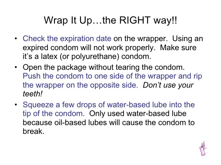 12 Steps To Condom Use