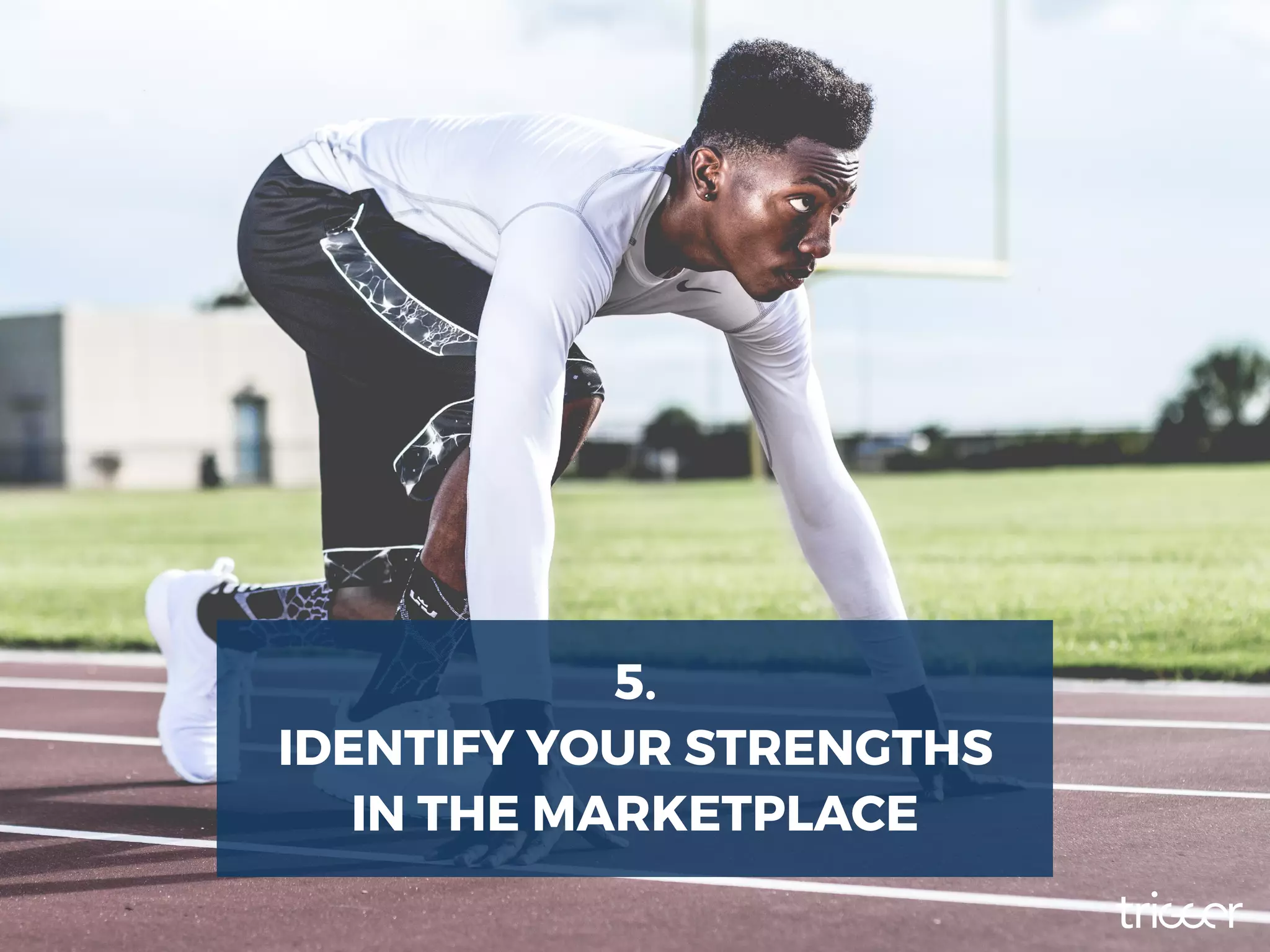 5.
IDENTIFY YOUR STRENGTHS
IN THE MARKETPLACE
 