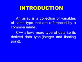 Structured Data Type Arrays | PPT