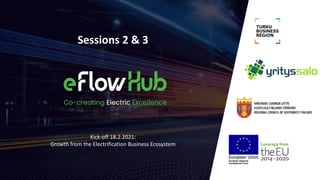 Sessions 2 & 3
Kick-off 18.2.2021:
Growth from the Electrification Business Ecosystem
 