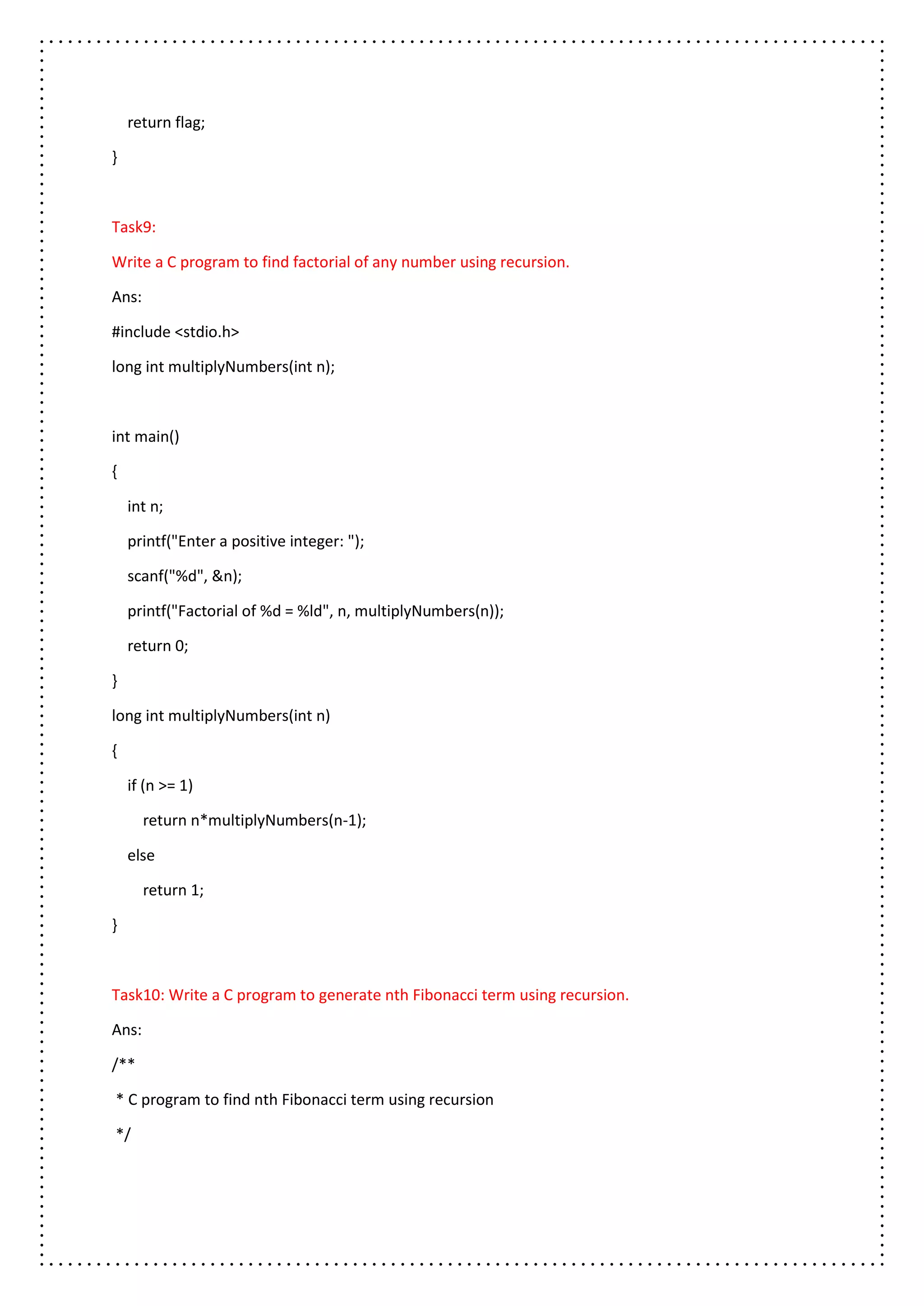 Basic C Programming Lab Practice | PDF