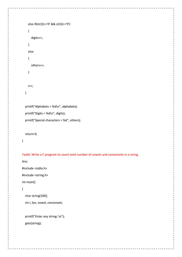 Basic C Programming Lab Practice | PDF