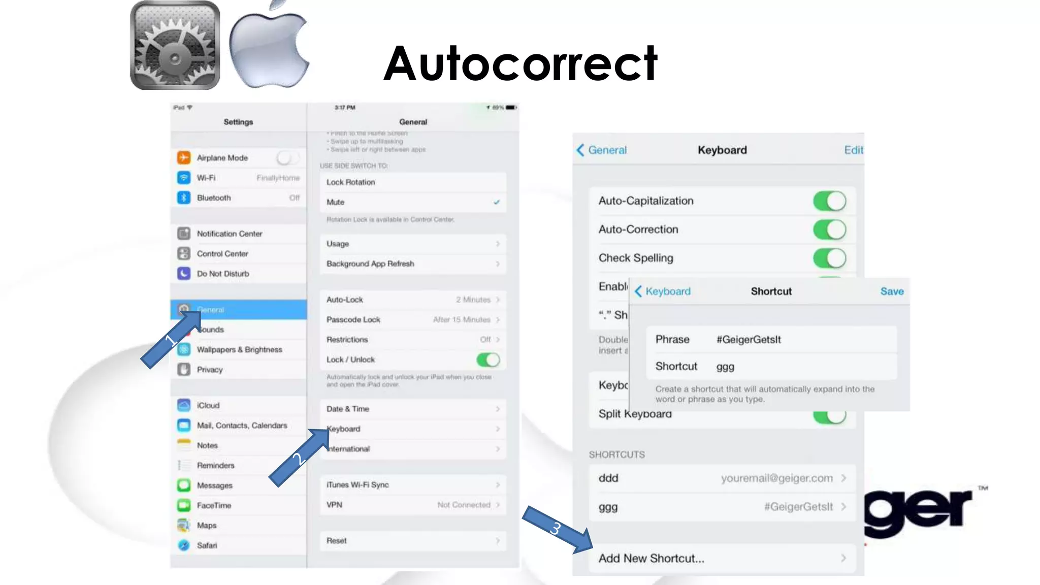 Autocorrect
 
