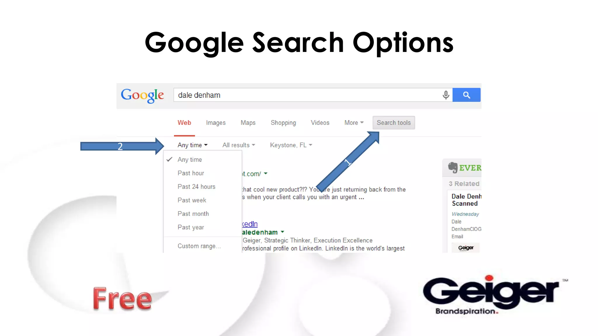 Google Search Options
2
 