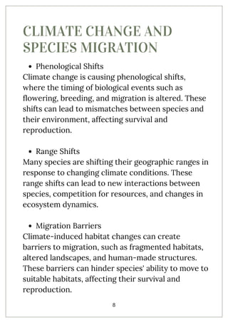 impact of climate change on wildlife and ecosystems | PDF