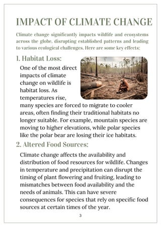 impact of climate change on wildlife and ecosystems | PDF