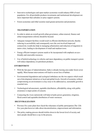 12th five year plan | PDF