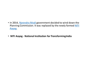 12th five year plan and NITI ayog | PDF
