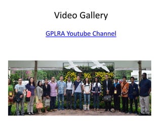 Video Gallery
GPLRA Youtube Channel
 