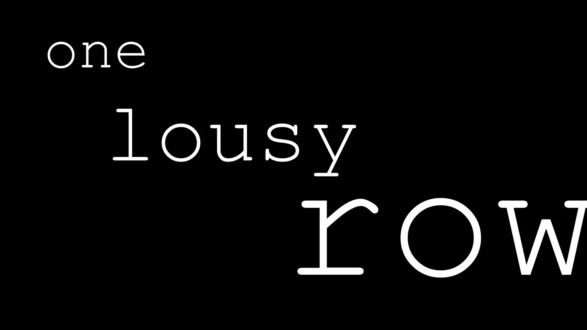 Copyright © 2016, Oracle and/or its affiliates. All rights reserved. | 202
one
lousy
 