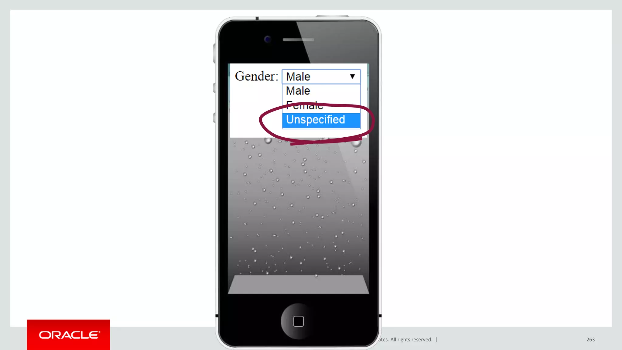 Copyright © 2016, Oracle and/or its affiliates. All rights reserved. | 263
 