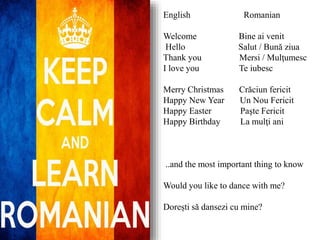 Hello In Romanian 12 things i bet you didn’t know about Romania | PPTX