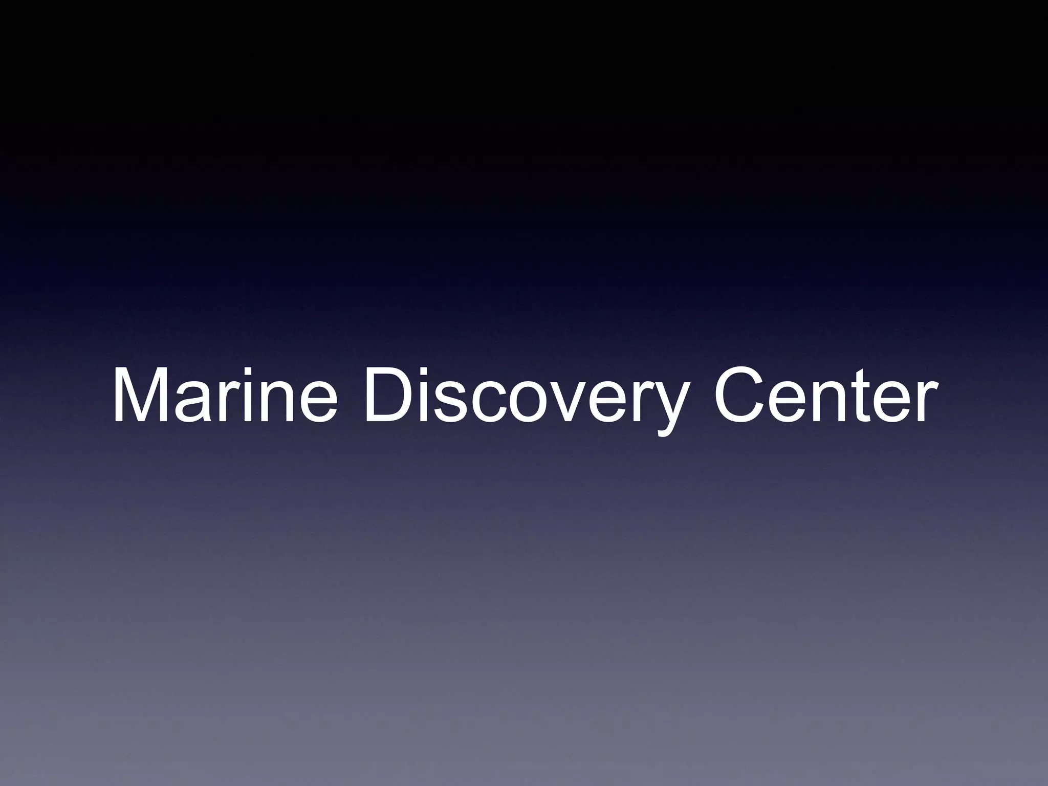 Marine Discovery Center
 