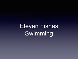 Eleven Fishes
Swimming
 