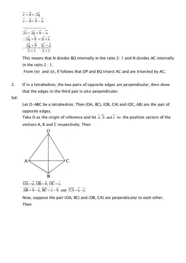 Class 12 Maths Vectors