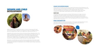Women and Child 
Development 
Health and development of mothers and children is critical for the well being of the State. 
The priority for the sector is reflected in the tremendous increase in the budgetary allocation 
which has increased from Rs. 299.57 crore in 2006-07 to Rs. 2075.30 crore in 2012-13. 
Anganwadi centers are the primary infrastructure of service delivery. Anganwadi centers in the 
state are providing ready to cook Energy Dense, Fortified Blended Food as take home rations to 
meet supplementary nutritional needs of children under six years of age, adolescent girls, 
pregnant and lactating mothers. These energy dense premixes are fortified with 8 essential 
micronutrients. 12,60,610 children in the age group 3-6 years in 18,543 anganwadis are being 
provided hot cooked food prepared by 48,281 Self Helped Groups (Matru Mandals). 
Additionally 11.21 lakh children are provided with locally available seasonal fruits twice a week. 
Fortified and flavored double toned pasteurized milk is being given twice a week to the children 
in anganwadis in ten blocks of six tribal districts under the Doodh Sanjivani Yojana in partnership 
with local dairies. 
Gujarat State Nutrition Mission 
Gujarat State Nutrition Mission has been set up under the Chairmanship of the Chief Minister for the 
improvement of the nutritional status of the people through a multi sectoral approach to nutrition and 
large scale convergence across departments. Various steps have been taken to involve 
community participation with new initiatives like Tithi Bhojan, Nutrition Rallies, Rasoi Shows, 
competitions for healthy babies, healthy adolescent girls and healthy pregnant women. 
Nand Ghar 
The State has taken a special initiative to strengthen ICDS infrastructure through construction 
of anganwadis with proper ventilation, kitchen area and toilet facilities to provide a conducive 
environment to children. In the last four years Rs. 350 crore was provided for construction of 
10,960 Nand Ghars. An additional 22,504 Nand Ghars were built through Public Private Partnership. 
A provision of Rs. 551.91 crore is made for 12,045 new anganwadi Nand Ghars during 2012-13, out of 
which 4213 will be in urban areas. 
Mobile Aanganwadi Vans 
To address the needs of socially excluded population in interior areas mobile anganwadis vans have 
been started. These vans are equipped with all facilities like weighing scale, growth chart, 
pre-schools and medicine kits. 36 such vans are functioning. 
 