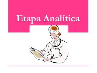 Etapa Analítica

 