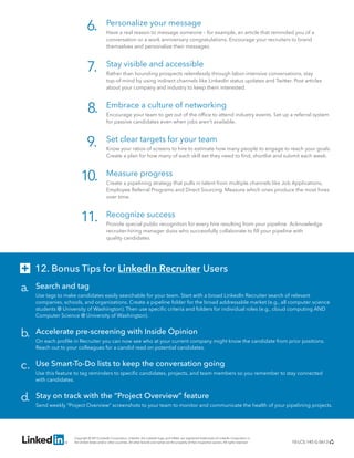 12 tips to build a stunning talent pipeline | PDF