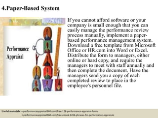 12 tips to set up performance management system | PDF