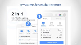 Awesome Screenshot capture
 