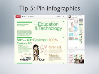 Tip 5: Pin infographics

 