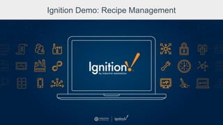 Ignition Demo: Recipe Management
 