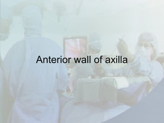 Anterior wall of axilla
 