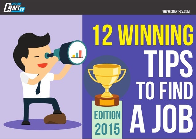 tips on how to find a job
