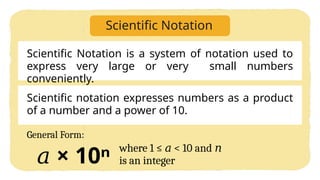 Mastering Scientific Notation: Writing and Converting Large and Small ...